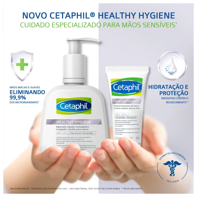 Cetaphil Healthy Hygiene - Creme Hidratante para as Mãos 50ml - Imagem 4