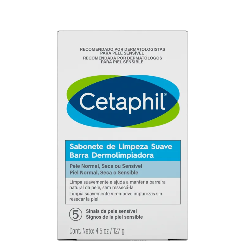 Cetaphil Limpeza Suave - Sabonete em Barra 127g